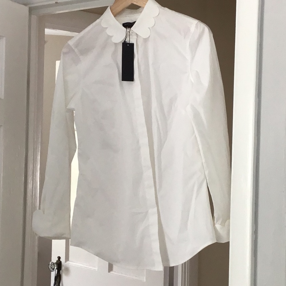 Scallop collar Riley shirt